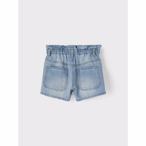 NAME IT Broderede Blomster Shorts Batpim Light Blue